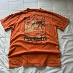 Hard Rock Cafe Orange T-Shirt for Men